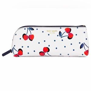 Kate Spade vintage Cherry and Dot Pencil Pouch case